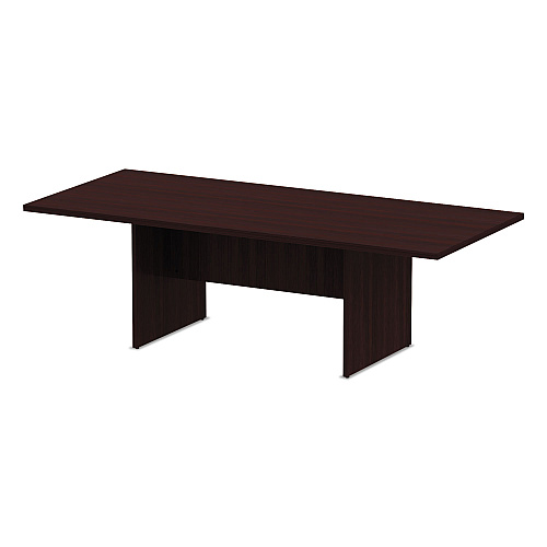 Alera Valencia Series Conference Table, Rectangular, 94.5w x 41.38d x 29.5h, Mahogany (ALEVA719642MY)