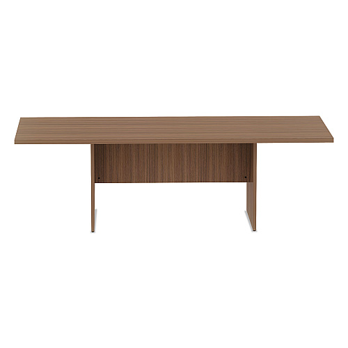 Alera Valencia Series Conference Table, Rectangular, 94.5w x 41.38d x 29.5h, Modern Walnut (ALEVA719642WA)