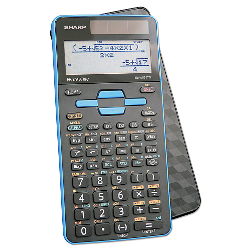Sharp EL-W535TGBBL Scientific Calculator, 16-Digit LCD