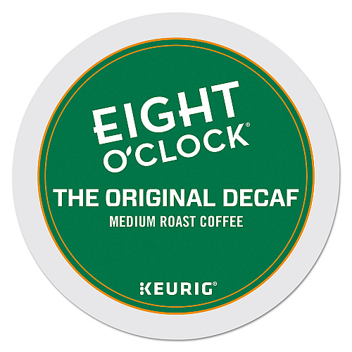 Eight O'Clock Original Decaf Coffee K-Cups, 24/Box (6425)