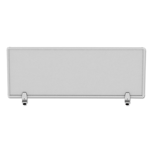 Alera Polycarbonate Privacy Panel, 47w x 0.5d x 18h, Silver/Clear (ALEPP4718)
