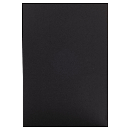 Fome-Cor Pro Foam Board, CFC-Free Polystyrene, 20 x 30, Black Surface and Core, 10/Carton (07020109)