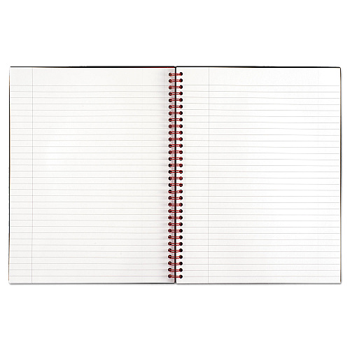 Black n' Red Flexible Cover Twinwire Notebooks, SCRIBZEE Compatible, 1-Subject, Wide/Legal Rule, Black Cover, (70) 11 x 8.5 Sheets (K66652)