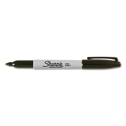 Sharpie Fine Tip Permanent Marker, Fine Bullet Tip, Black (30001EA)