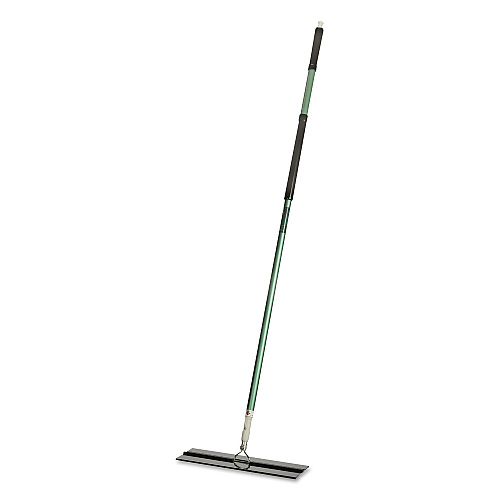 AbilityOne 7920015748715, SKILCRAFT 3M Easy Scrub Flat Mop Tool, 16" Wide White Microfiber Head, 54" Green Aluminum Handle