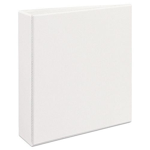 Avery Heavy-Duty Non Stick View Binder with DuraHinge and Slant Rings, 3 Rings, 2" Capacity, 11 x 8.5, White, (5504) (05504)