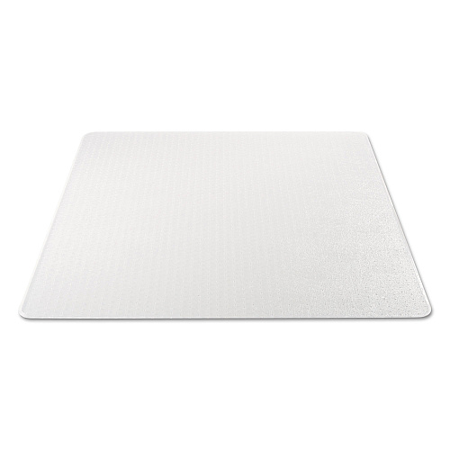 Alera Occasional Use Studded Chair Mat for Flat Pile Carpet, 46 x 60, Rectangular, Clear (ALEMAT4660CFPR)