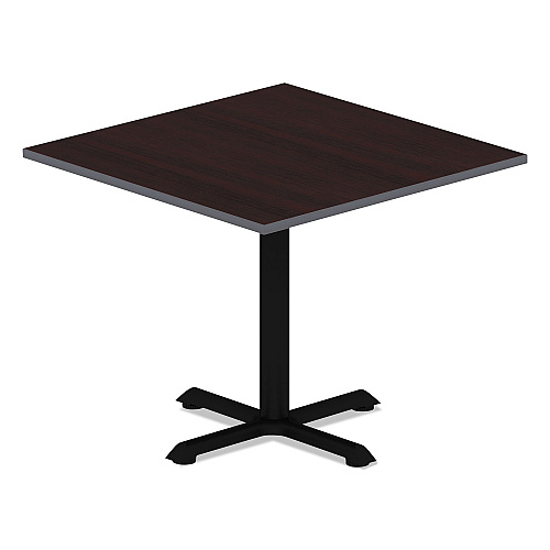 Alera Reversible Laminate Table Top, Square, 35.38w x 35.38d, Medium Cherry/Mahogany (ALETTSQ36CM)