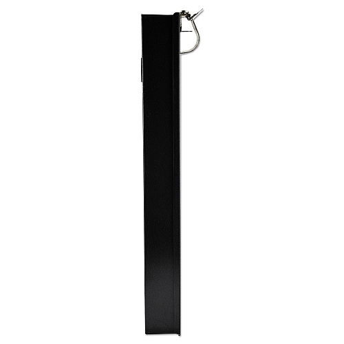 Saunders Cruiser Mate Aluminum Storage Clipboard, 1.5" Clip Capacity, Holds 8.5 x 11 Sheets, Black (21117)