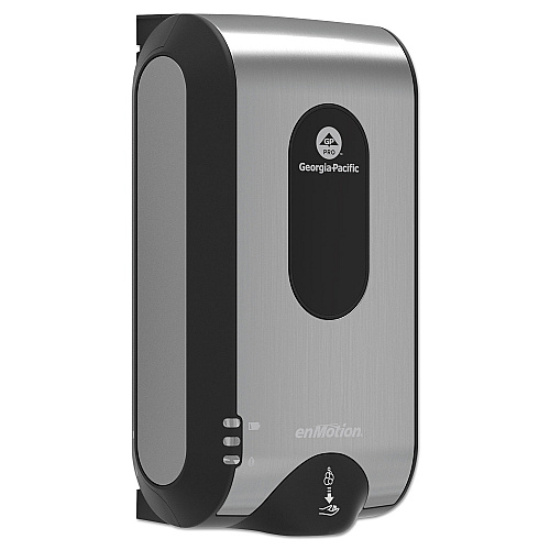 Georgia Pacific Professional GP enMotion Automated Touchless Soap/Sanitizer Dispenser, 1,200 mL, 4.6 x 7.13 x 14.06, Stainless (52060)