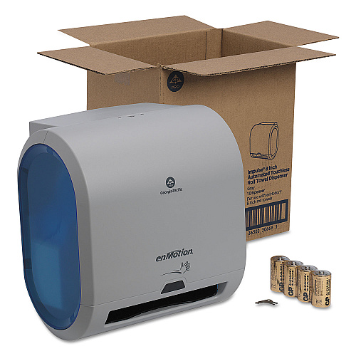 Georgia Pacific Professional GP enMotion Automated Roll Towel Dispenser, 13.06 x 9.06 x 14.88, Gray (59497A)