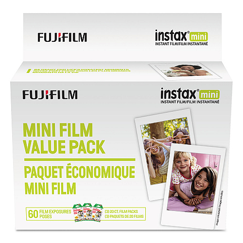 Fujifilm Instax Mini Film, 800 ASA, 60-Exposure Roll (600016111)