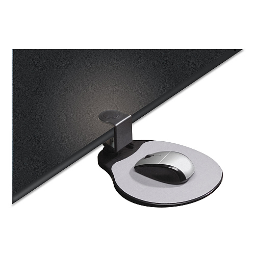 Kelly Computer Supply Clamp On Mouse Platform, 7.75 x 8, Black (10405)