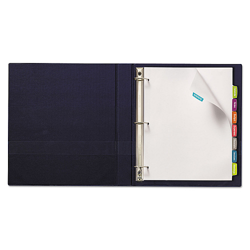 Avery Big Tab Printable White Label Tab Dividers, 8-Tab, 11 x 8.5, White, 20 Sets (14435)