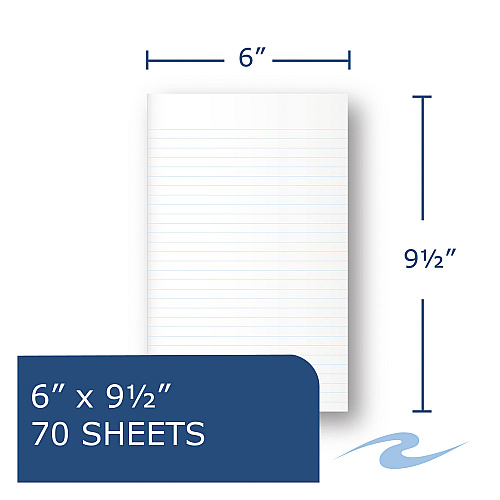Roaring Spring Environotes BioBased Notebook, 1-Subject, Medium/College Rule, Randomly Assorted Earthtone Cover Color, (70) 9.5 x 6 Sheets (13360)