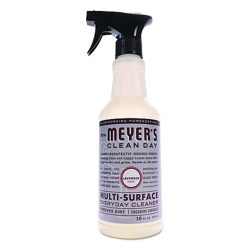 Mrs. Meyer's Multi Purpose Cleaner, Lavender Scent, 16 oz Spray Bottle, 6/Carton (323568)