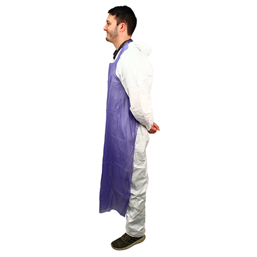 Die Cut Vinyl Apron 6 Mil 35x48 Blue, Case Of 72 (ME6B-48)