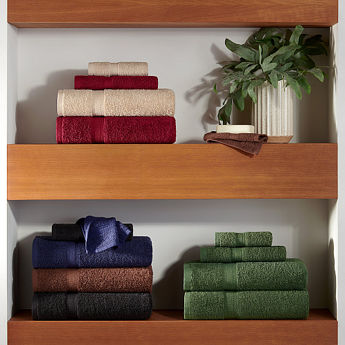 True Color Hand Towel 16x27 Black - Case Of 120 (HAND-BLACK)