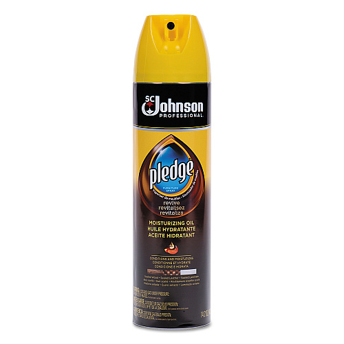 Pledge Furniture Polish, Revive Moisturizing Oil, 14.2 oz Can, 6/Carton (697264)
