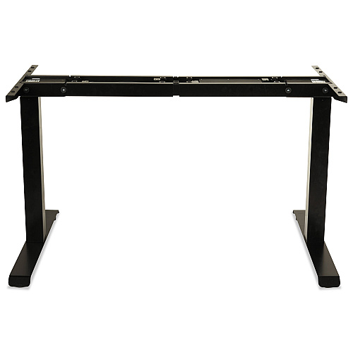 Alera AdaptivErgo Sit-Stand Two-Stage Electric Height-Adjustable Table Base, 48.06" x 24.35" x 27.5" to 47.2", Black (ALEHT2SSB)