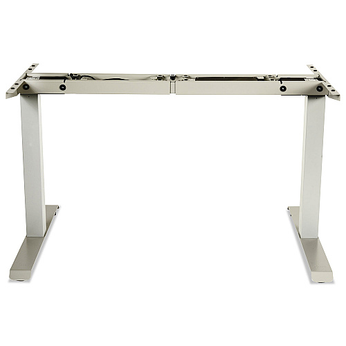 Alera AdaptivErgo Sit-Stand Two-Stage Electric Height-Adjustable Table Base, 48.06" x 24.35" x 27.5" to 47.2", Gray (ALEHT2SSG)