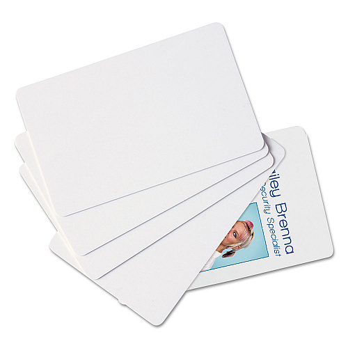 SICURIX Blank ID Card, 2 1/8 x 3 3/8, White, 100/Pack (80300)