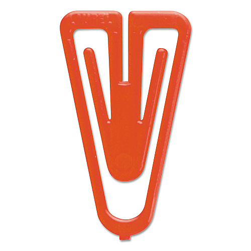 Baumgartens Plastiklips Paper Clips, Medium, Smooth, Assorted Colors, 500/Box (LP0300)