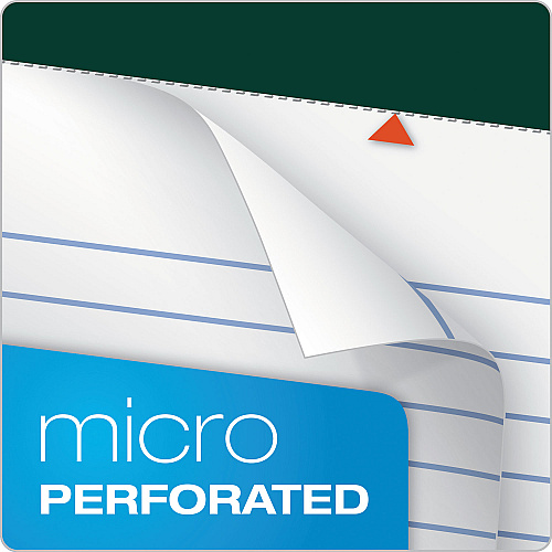 TOPS Double Docket Ruled Pads, Wide/Legal Rule, 100 White 8.5 x 11.75 Sheets, 6/Pack (63437)