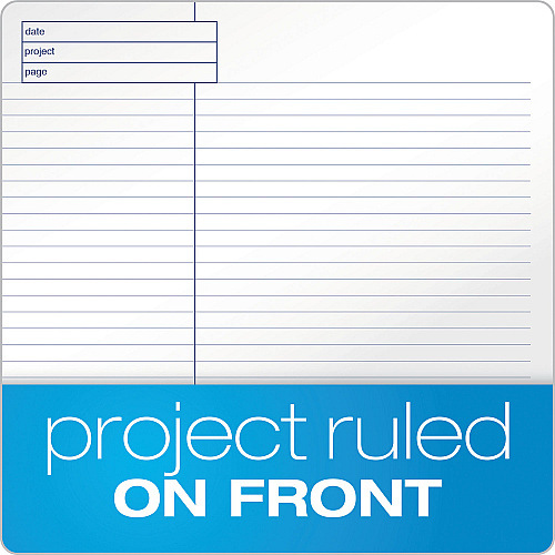 TOPS Docket Gold Planning Pads, Project-Management Format, Quadrille Rule (4 sq/in), 40 White 8.5 x 11.75 Sheets, 4/Pack (77102)