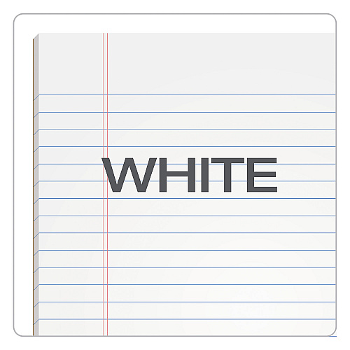 TOPS "The Legal Pad" Glue Top Pads, Wide/Legal Rule, 50 White 8.5 x 11 Sheets, 12/Pack (7523)