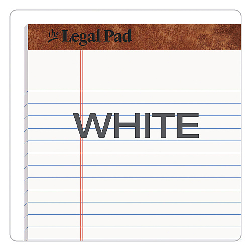 TOPS "The Legal Pad" Ruled Perforated Pads, Wide/Legal Rule, 50 White 8.5 x 11.75 Sheets (75330)