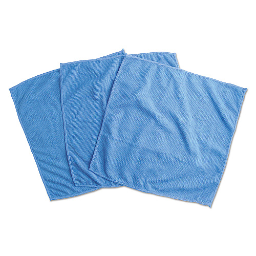 Universal Microfiber Cleaning Cloth, 12 x 12, Blue, 3/Pack (UNV43664)