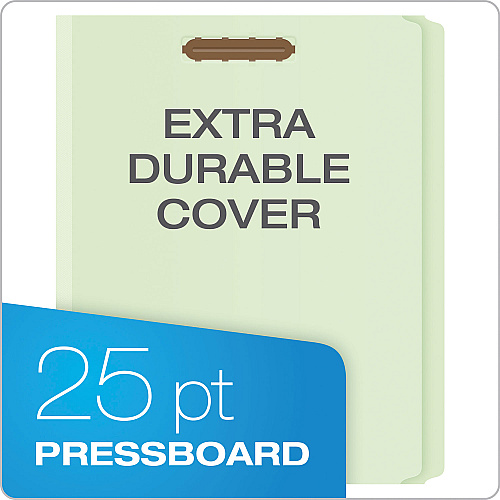 thumbnail image 2 of Pendaflex FP313 Pressboard Folders, 2 Fasteners, 1" Expansion, 1/3 Tab, Legal, Blue (Box Of 25 2 of 14