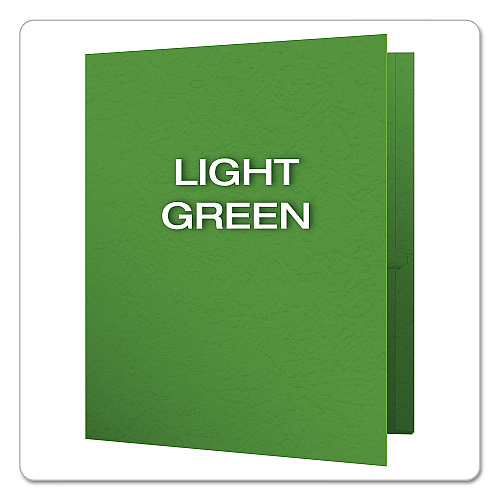 Oxford Twin-Pocket Folders with 3 Fasteners, 0.5" Capacity, 11 x 8.5, Green, 25/Box (57703)