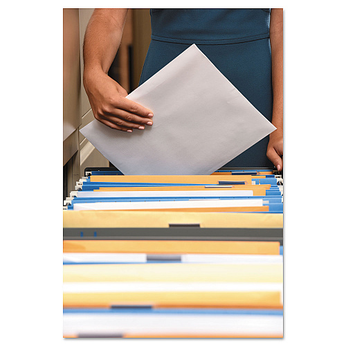 Quality Park Catalog Envelope, 24 lb Bond Weight Paper, #1, Square Flap, Gummed Closure, 6 x 9, White, 500/Box (40788)