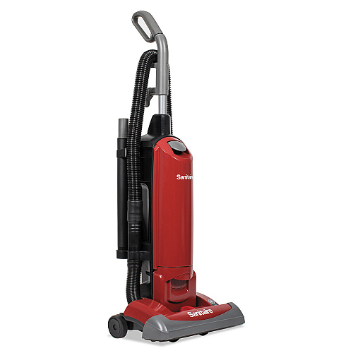 Sanitaire FORCE QuietClean Upright Vacuum SC5815D, 15" Cleaning Path, Red (SC5815E)