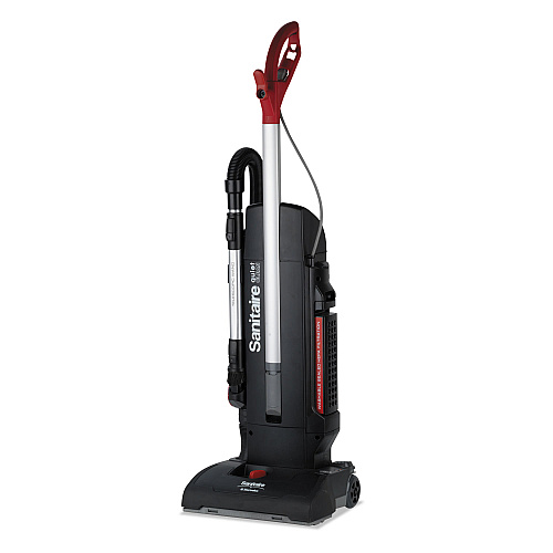 Sanitaire MULTI-SURFACE QuietClean Two-Motor Upright Vacuum, 13" Cleaning Path, Black (SC9180D)
