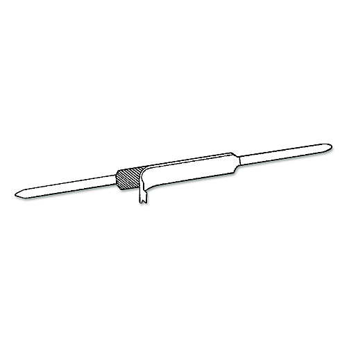 Acco Self-Adhesive Two-Prong Paper Fastener Bases, 2" Capacity, 2.75" Center to Center, Matte Steel, 100/Box (70020)