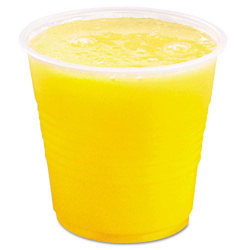 Dart High-Impact Polystyrene Cold Cups, 10 oz, Translucent, 100 Cups/Sleeve, 25 Sleeves/Carton (Y10)