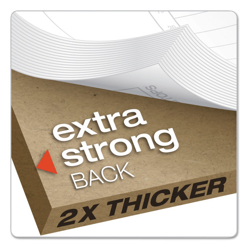 TOPS JEN Action Planner, 1 Subject, Narrow Rule, Black Cover, 8.5 x 6.