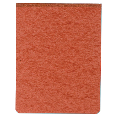 Acco Pressboard Report Cover with Tyvek Reinforced Hinge, Two-Piece Prong Fastener, 2" Capacity, 8.5 x 11, Red/Red (17928)