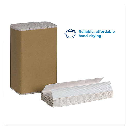 Pacific Blue&trade; Basic C-Fold Paper Towels, 1-Ply, White, 2400 Towels (25190)