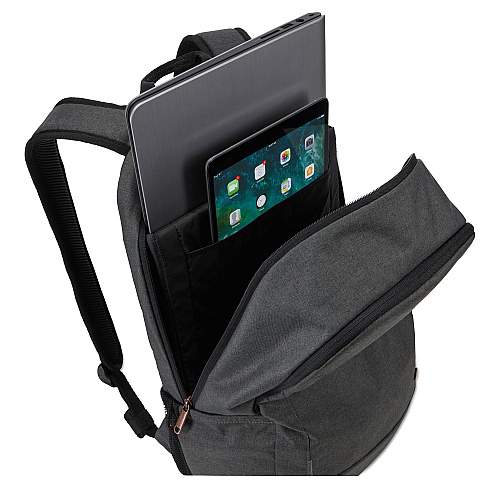 Case Logic Era Laptop Backpack, Fits Devices Up to 15.6", Polyester, 9.1 x 11 x 16.9, Gray (3204192)
