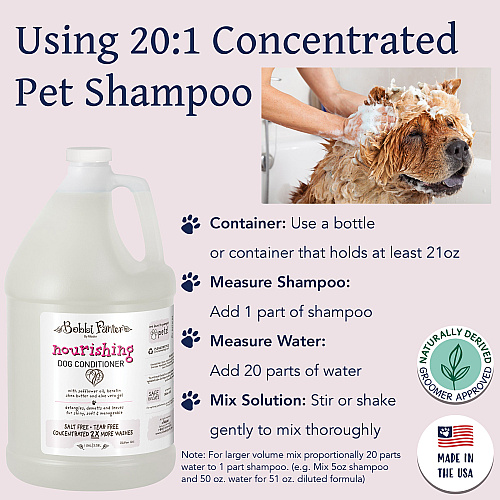 Bobbi Panter Botanicals Nourishing Dog Conditioner Shea Butter - 1 Gallon (BP00077)