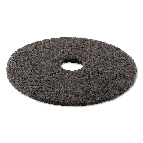 Boardwalk High Performance Stripping Floor Pads, 19" Diameter, Black, 5/Carton (BWK4019HIP)