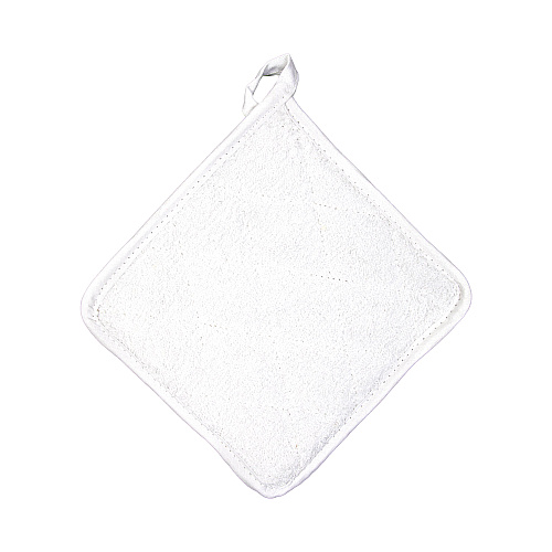 Cooks Linen Pot Holder 7x7 White - Pack Of 12 (POT-WHITE)