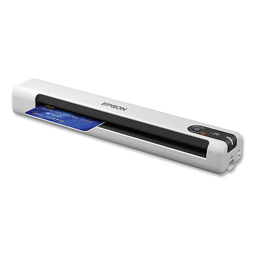 Epson DS-70 Portable Document Scanner, 600 dpi Optical Resolution, 1-Sheet Auto Document Feeder (B11B252202)