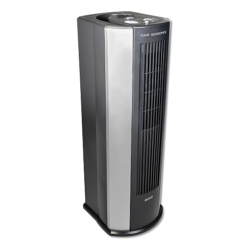 Envion Four Seasons 4-in-1 Air Purifier/Heater/Fan/Humidifier, 1,500 W, 9 x 11 x 26, Black/Silver (90FS01RFS01W)