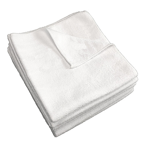 Smart Choice Economy Microfiber Cloths 16x16 35gm White, Pack Of 12 (PNP915107W)