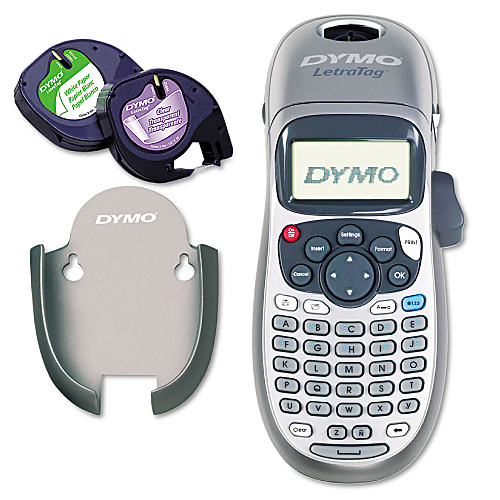 DYMO LetraTag 100H Label Maker, 2 Lines, 3.1 x 2.6 x 8.3 (2174535)